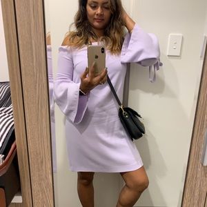 ClubMonaco offshoulder dress - lilac